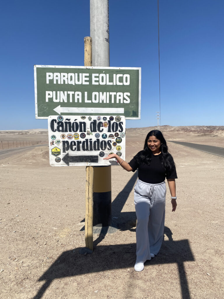 letrero cañon de los perdidos