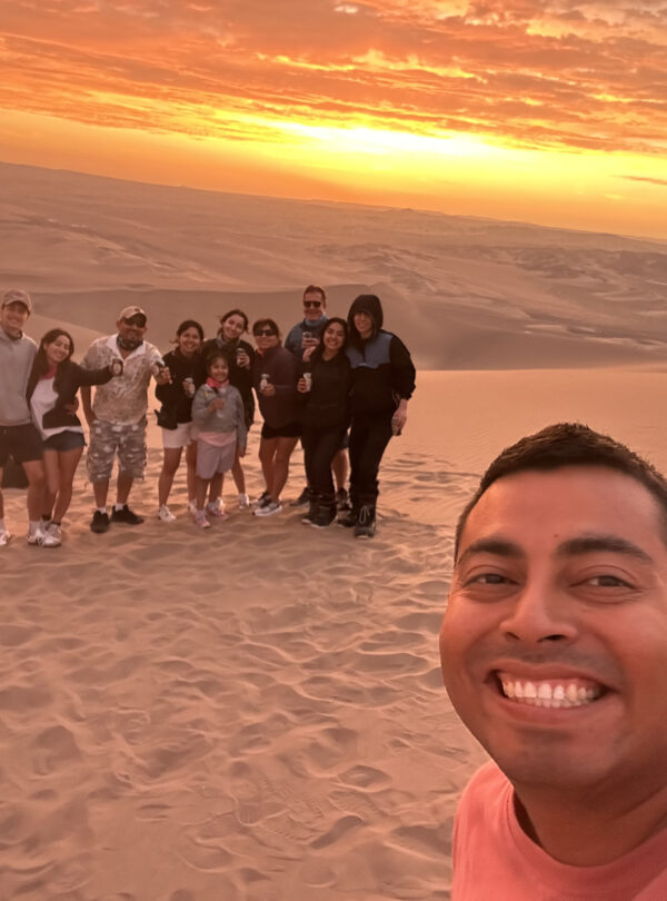 familia sunset huacachina